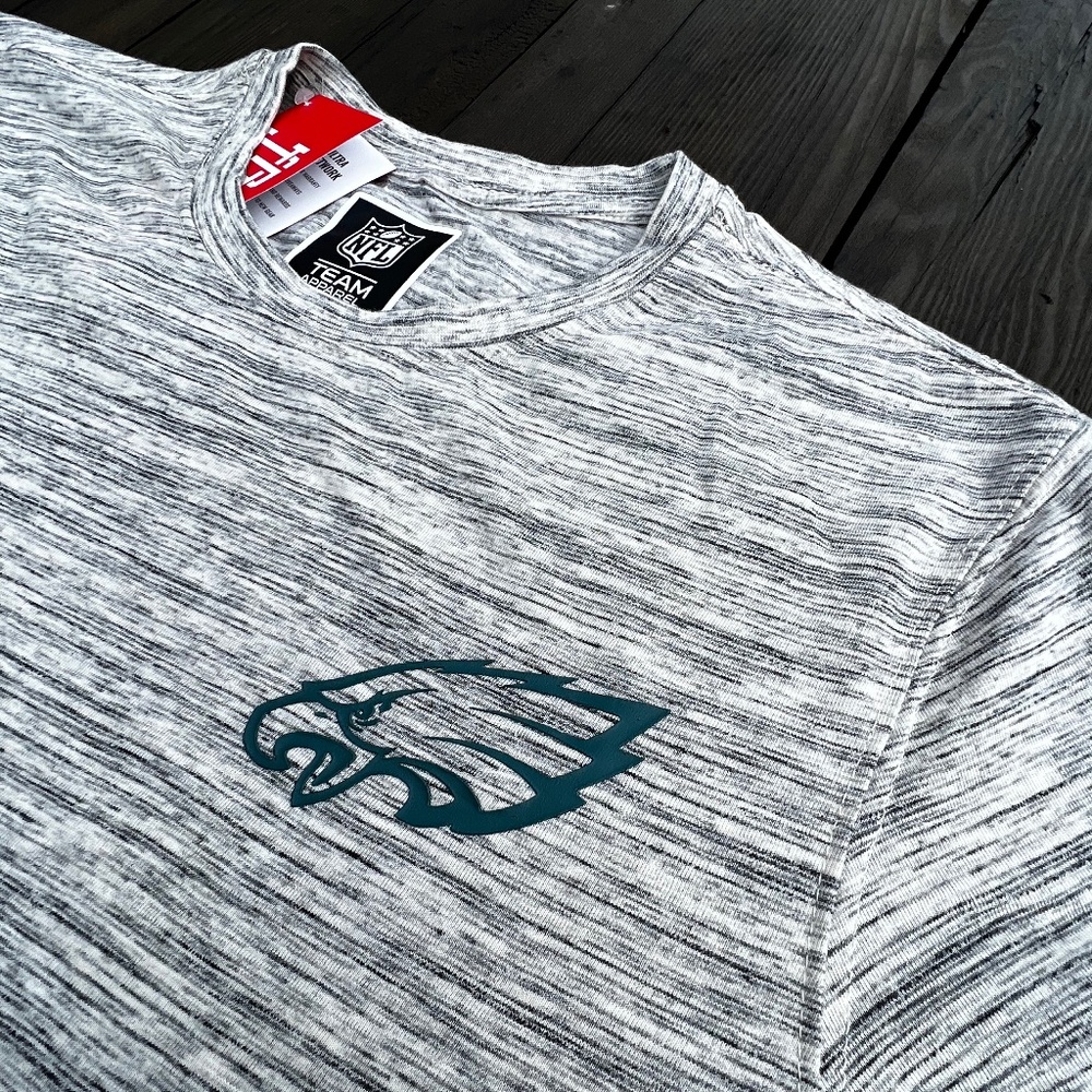 Tags no longer attached Philadelphia Eagles Space Dyed Gray TShirt NFL